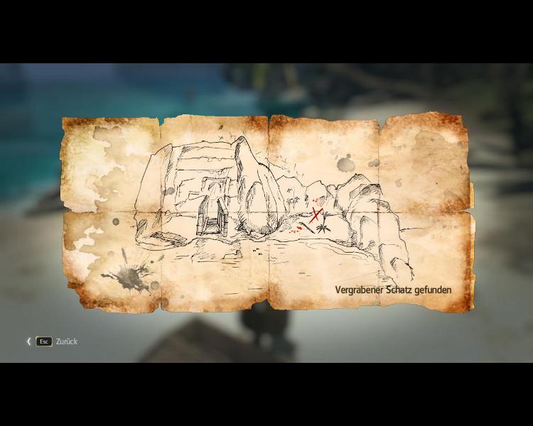 Assassins Creed 4 Black Flag treasure map 845,468 great inagua www