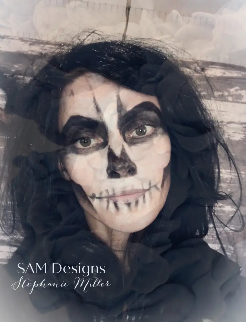 Halloween Face Painting - Skeleton