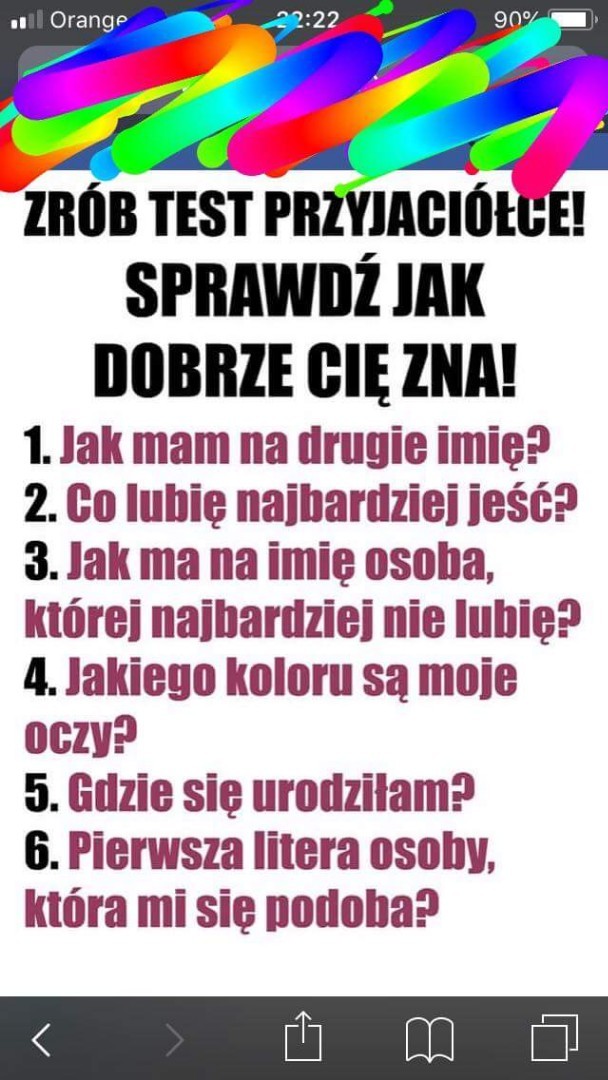 Co wolisz? Wersja dla przyjaciółek. sameQuizy