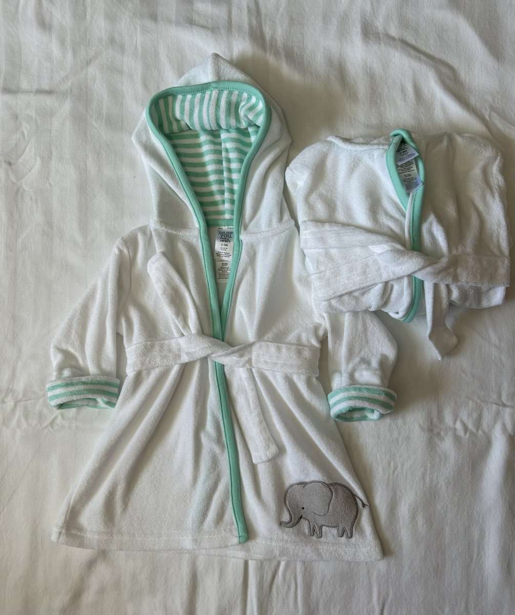 Matching Elephant Robes SameSame Kids