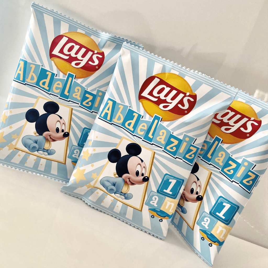 Paquet de chips personnalisé Samia CHOCO EVENT