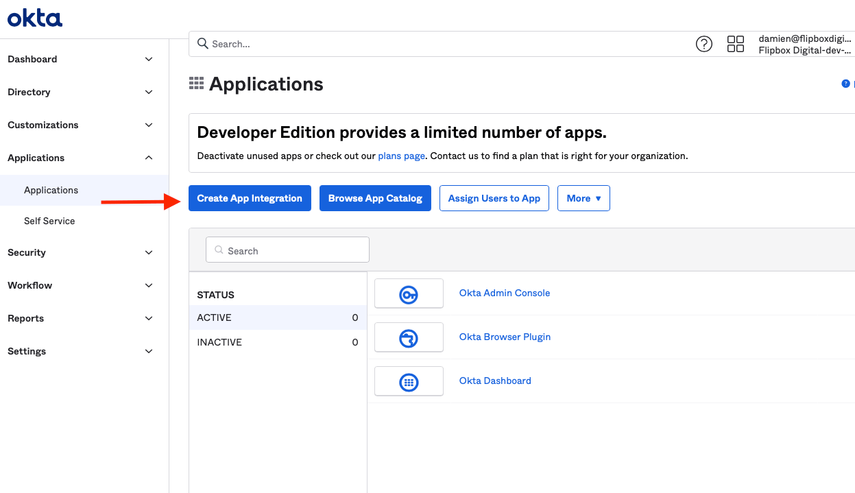 Okta SAML SSO Service Provider