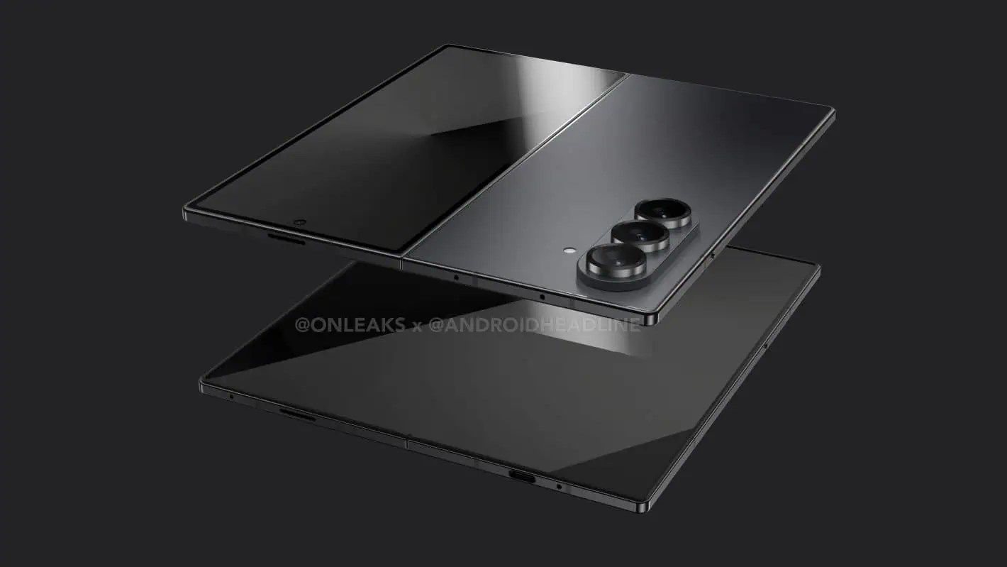 Galaxy Z Fold 7 Shown from Every Angle as CAD Renders Leak - SammyGuru