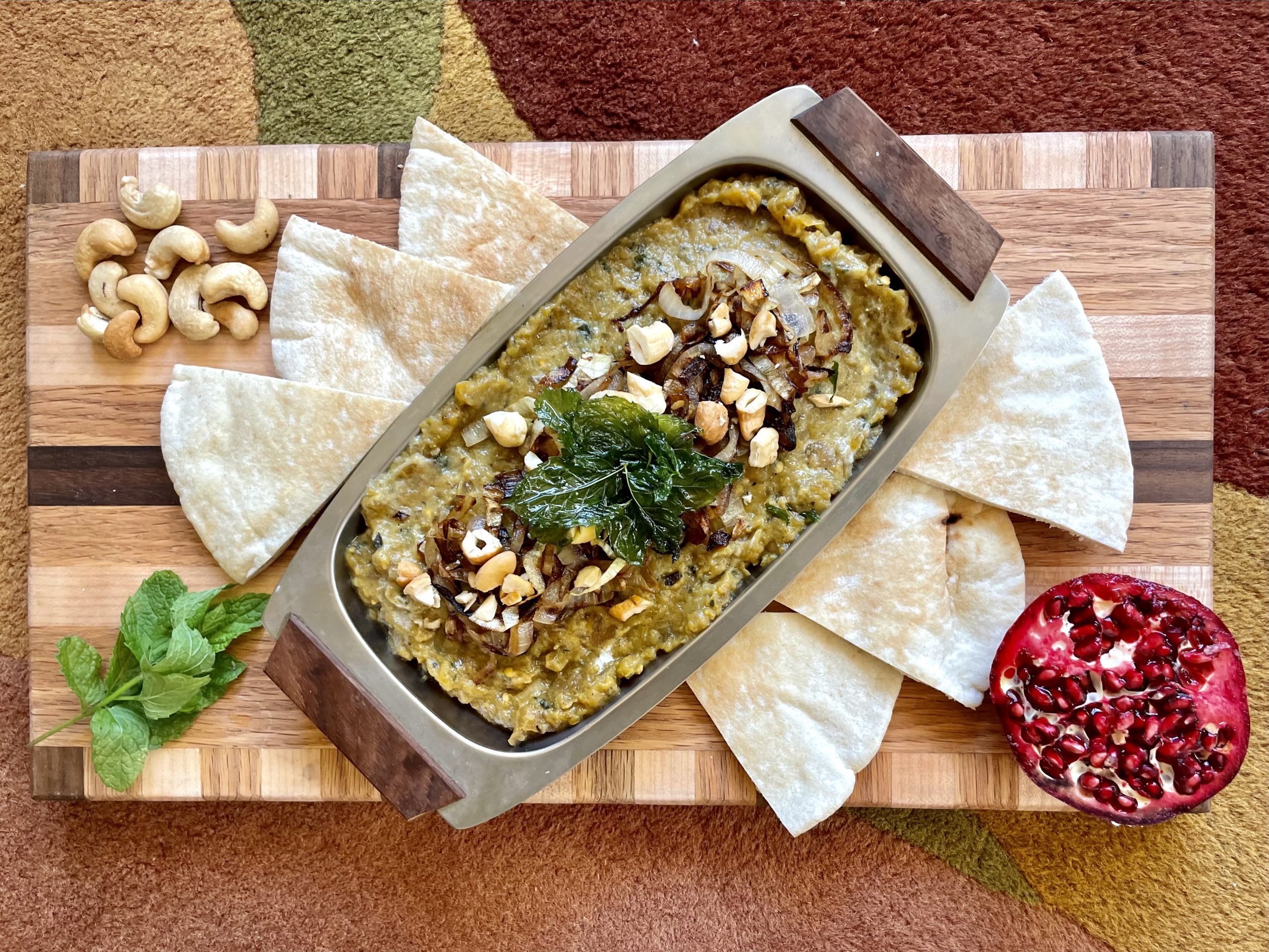 SMOKY EGGPLANT DIP with kefir sammywongskitchen