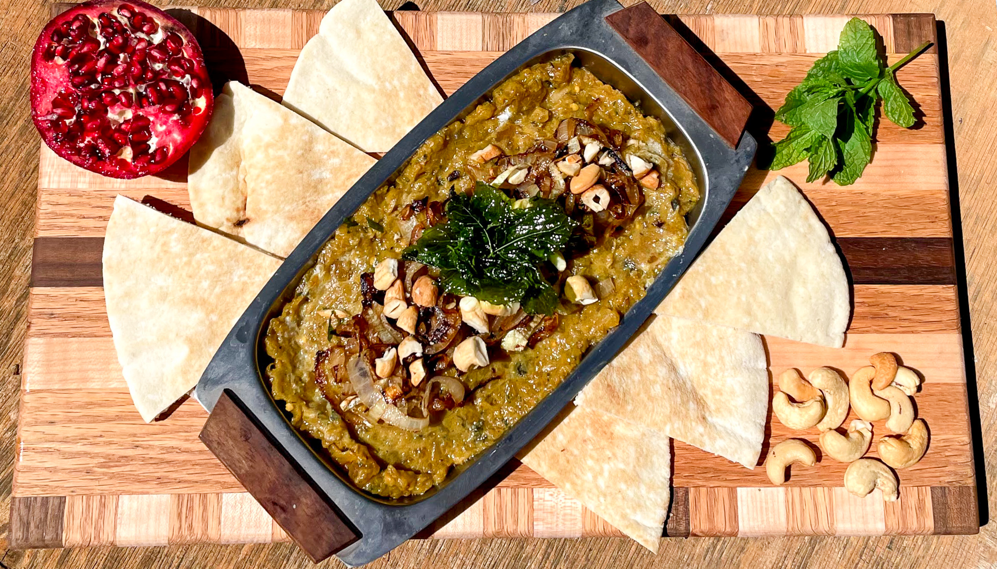 SMOKY EGGPLANT DIP with kefir sammywongskitchen