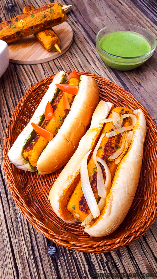 Sweet Potato Hot Dogs Samosa Street