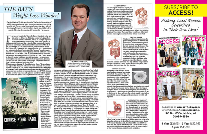 Dr. Forrest Ringold General & Bariatric Surgeon in Mobile, Alabama