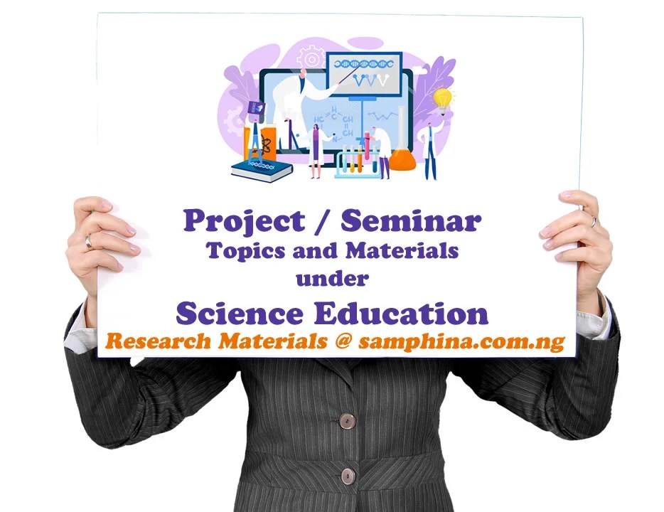 Seminar Topics for Science Education Students in Nigeria