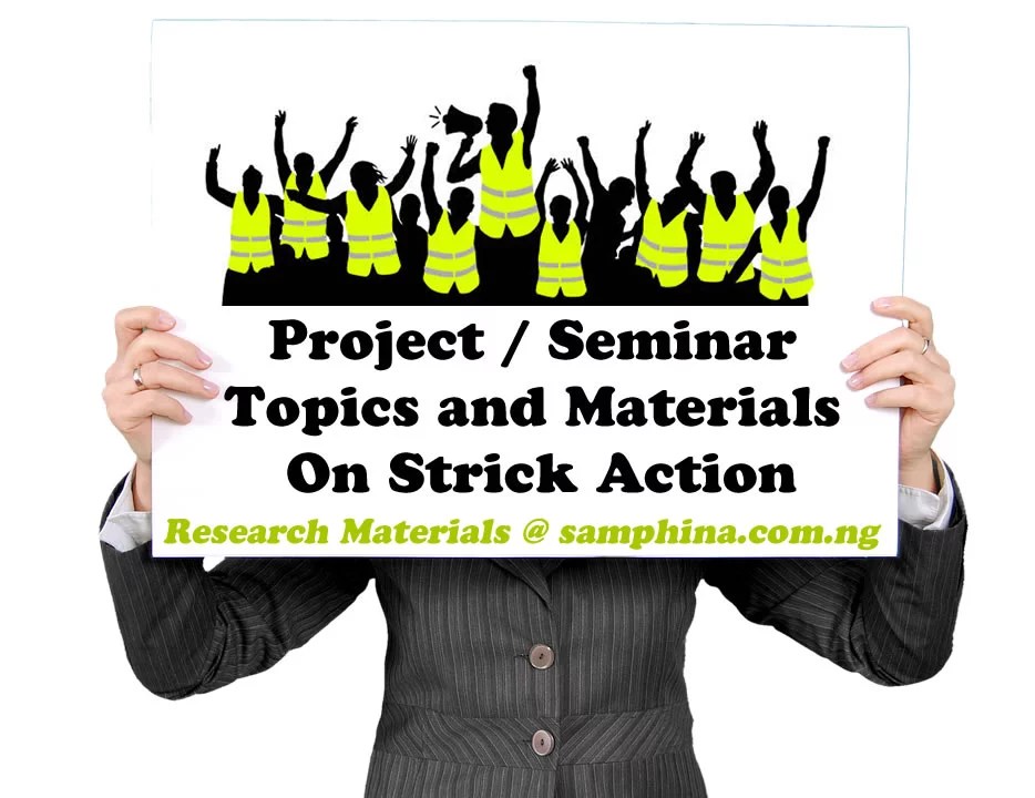 (PDF) Seminar Topics on Strike Action for Students in Nigeria