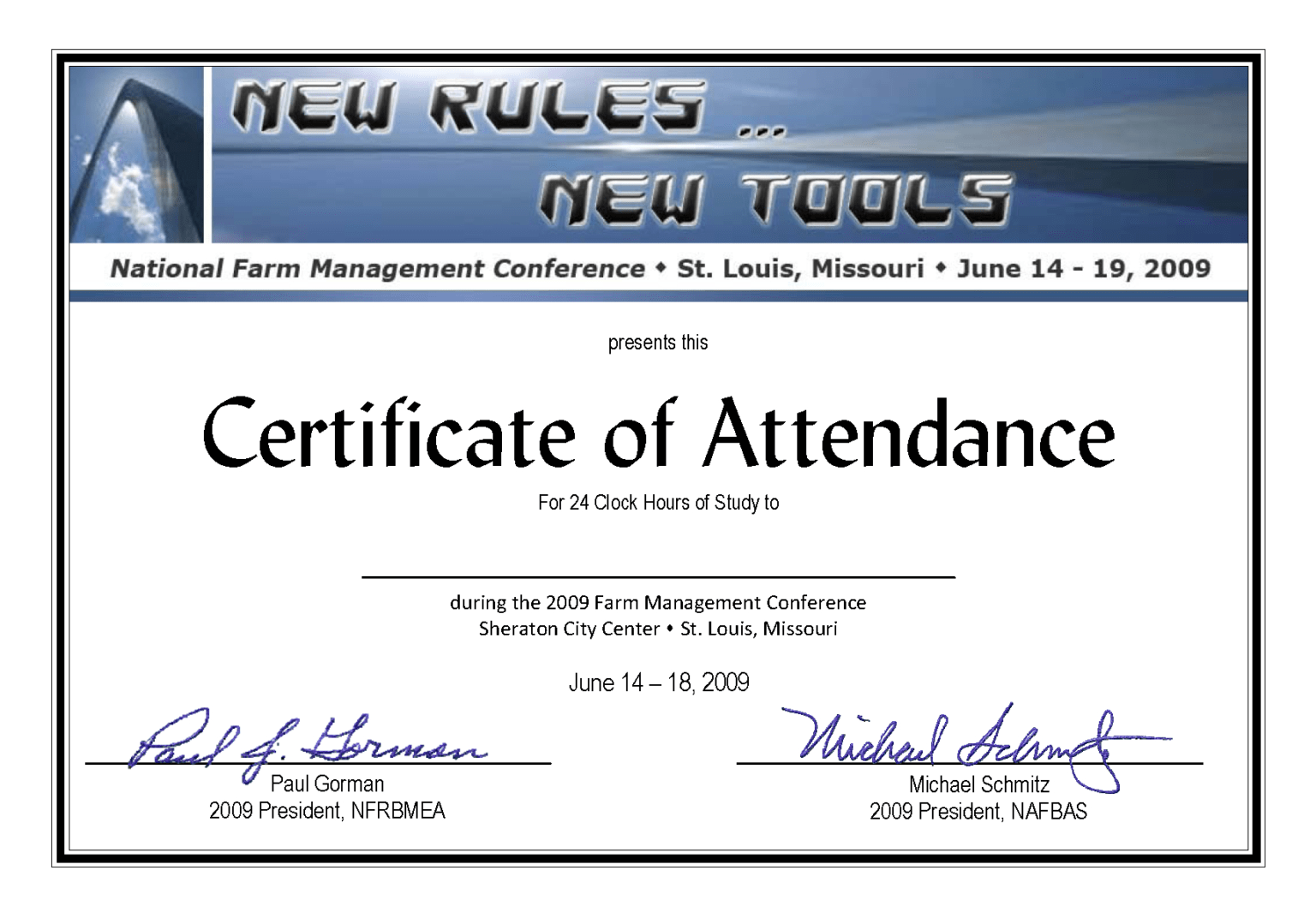 Certificate Of Attendance Conference Template ] Of Within Certificate