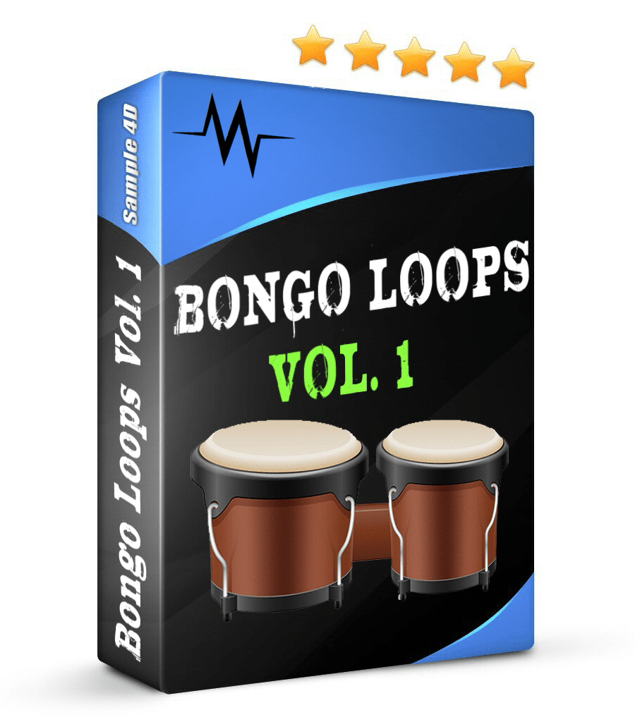 Bongo Drum Loops Vol. 1 Sound Kit HQ RoyaltyFree Samples