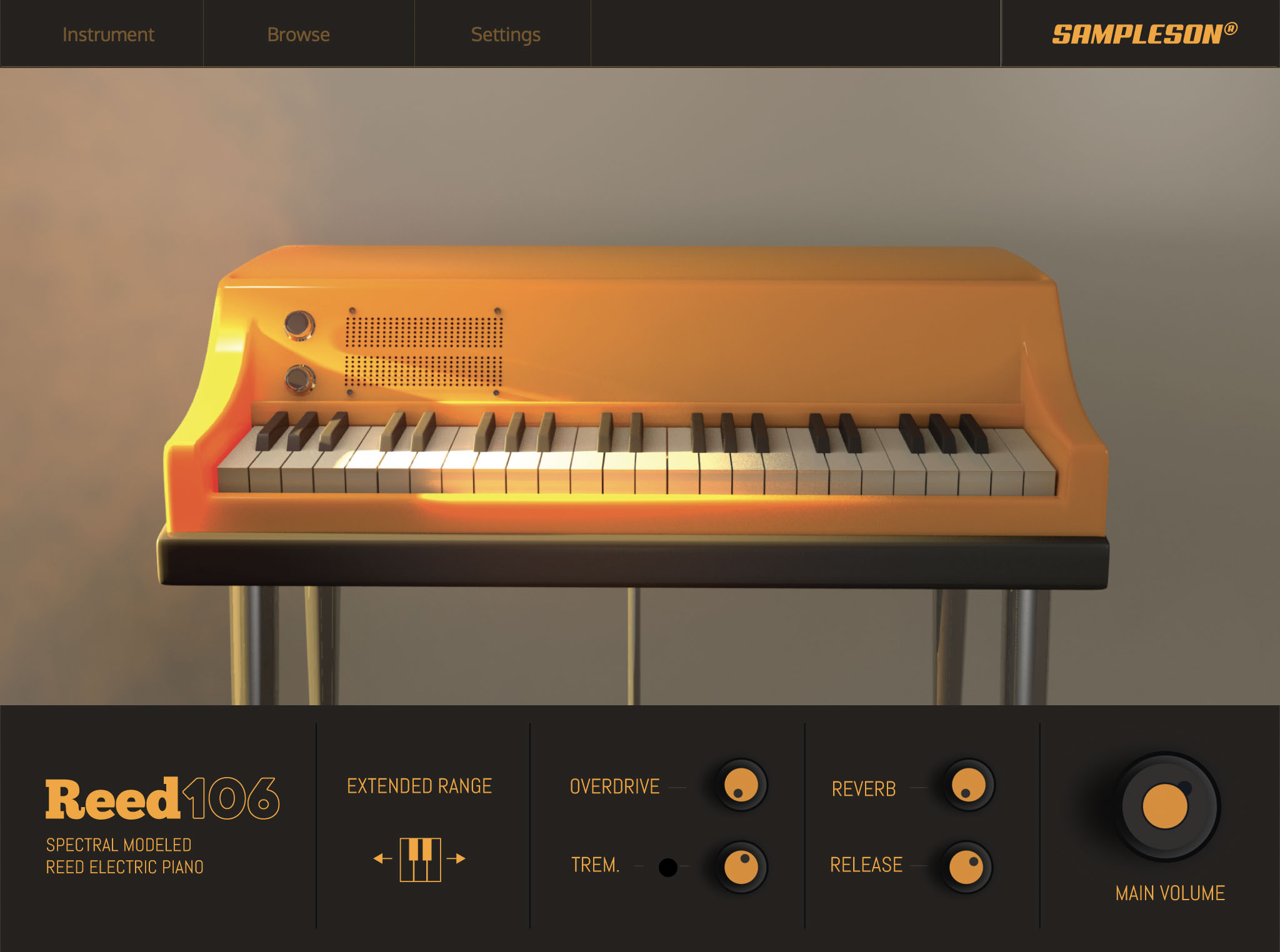 Reed106. A living model of a Reed Electric Piano Sampleson