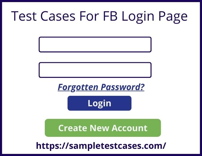 How to write Test Cases for Facebook Login Page 2024