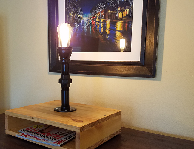 Torch Lamp Sample Woodworks