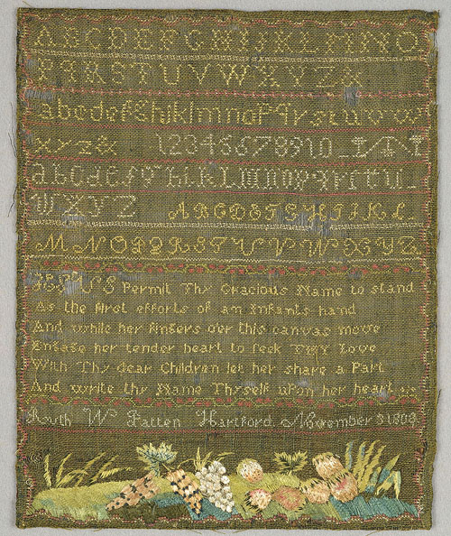 Connecticut Needlework Women, Art And Family,.