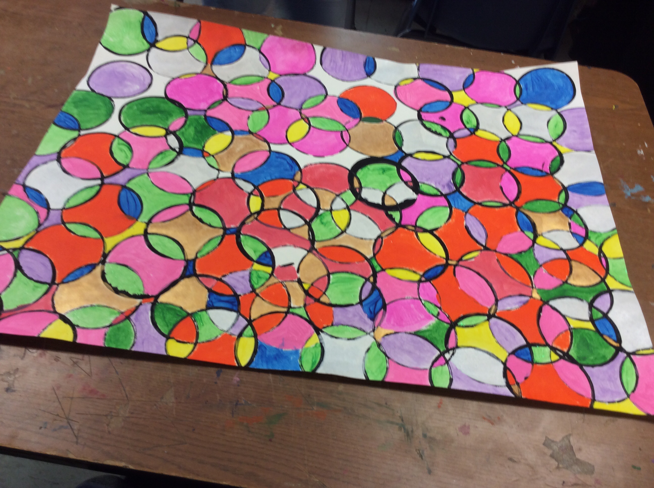 Circle Paint Project almost complete! Sambo's Creations