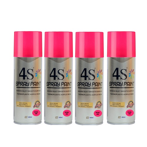 4S Pink Spray Paint 400ml 1 Pcs Samraj Polytex Ltd.
