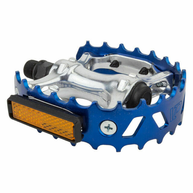 Black Ops Bear Trap Alloy Pedals 9/16" Blue Sams BMX