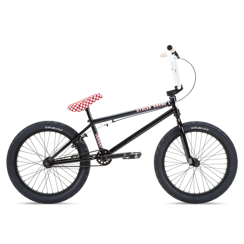 2021 Stolen Bikes Stereo Bmx Black W/ Fast Times Red 20" Sams BMX
