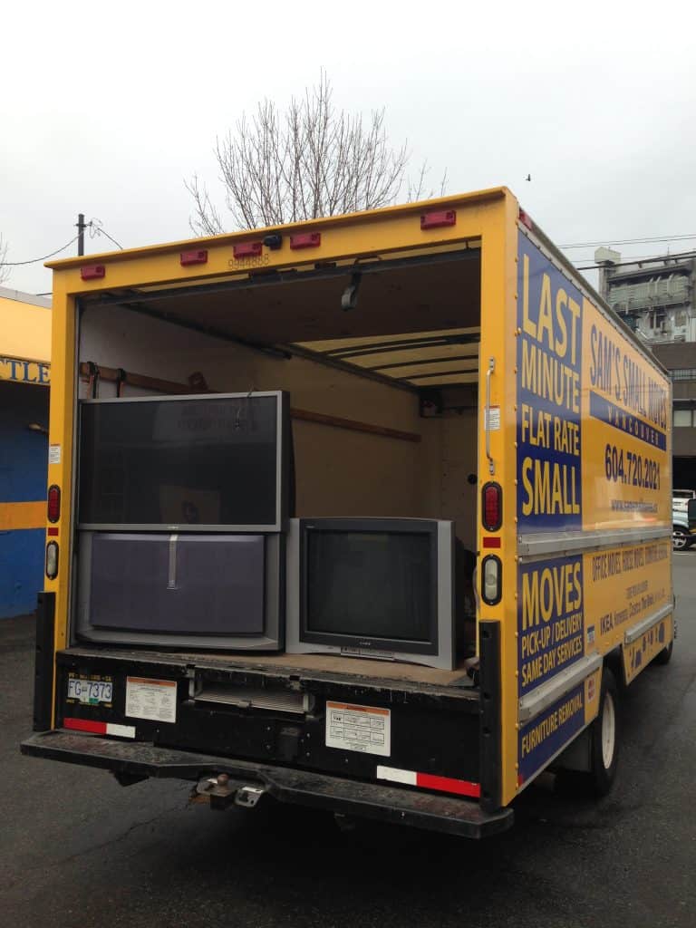 TV Removal Electronics Disposal Vancouver Sam's Junk Removal