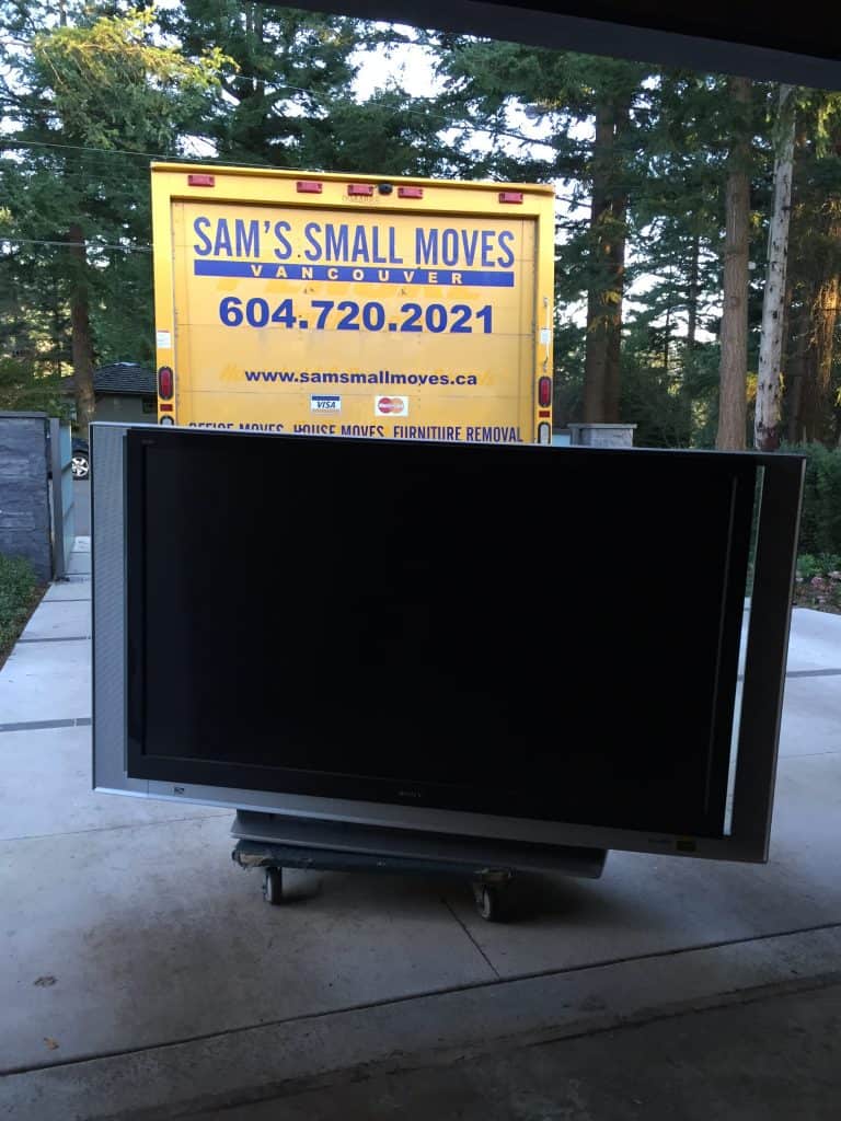 TV Removal Electronics Disposal Vancouver Sam's Junk Removal