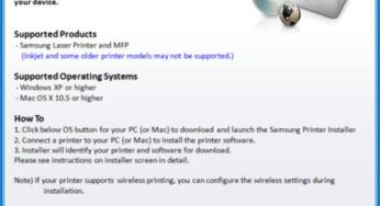 Samsung easy printer manager app