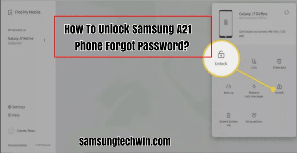 How To Unlock Samsung A21 Phone Password? [5 Detailed Steps]