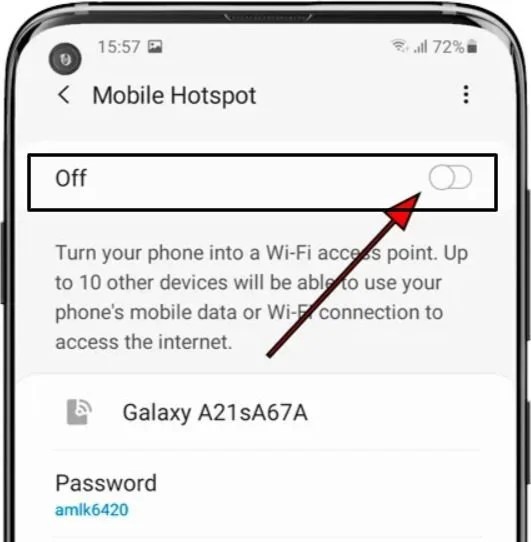 Where Is The Hotspot Password On Samsung A12?