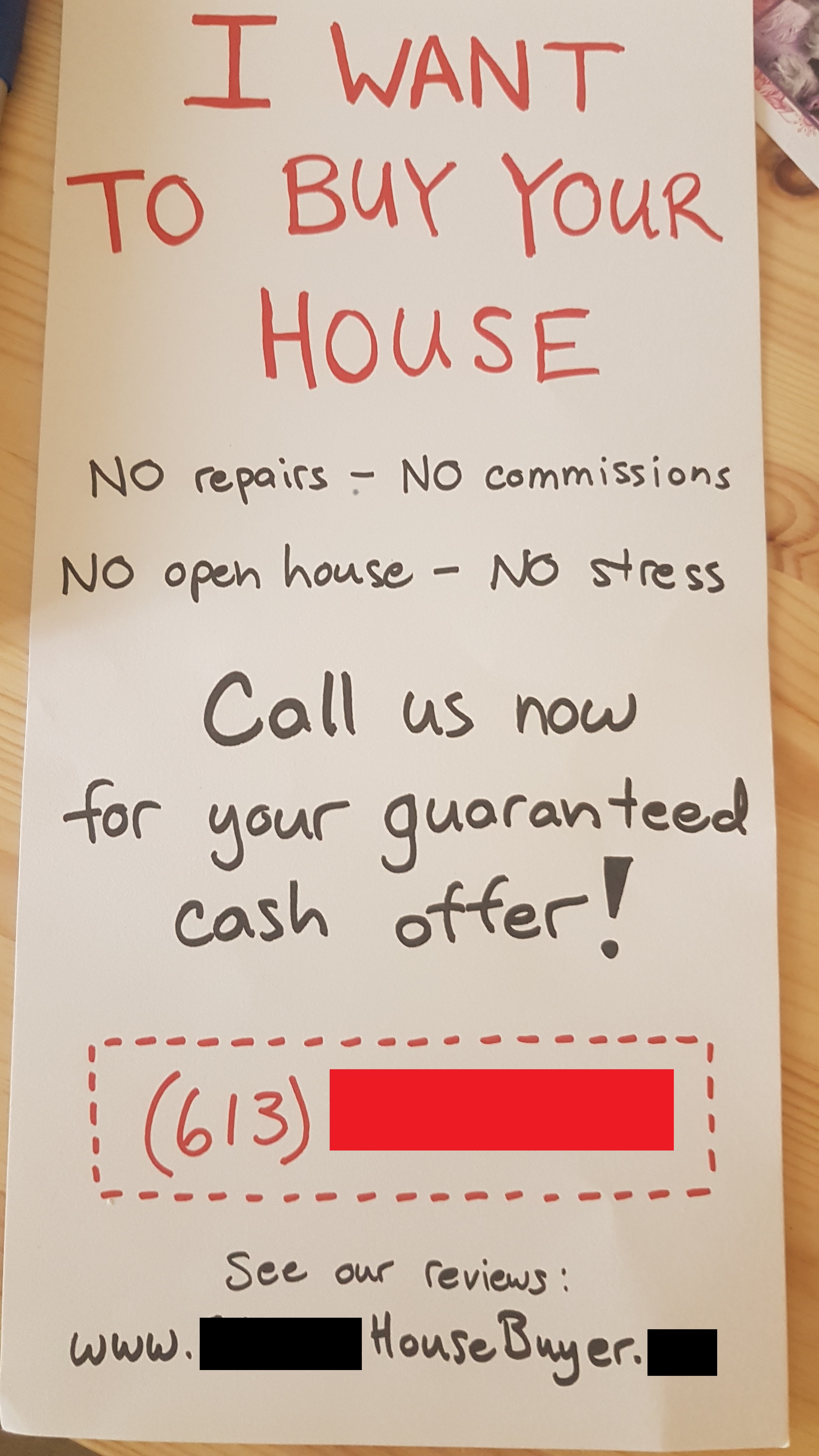 I WANT TO BUY YOUR HOUSE Flawed But Fixable