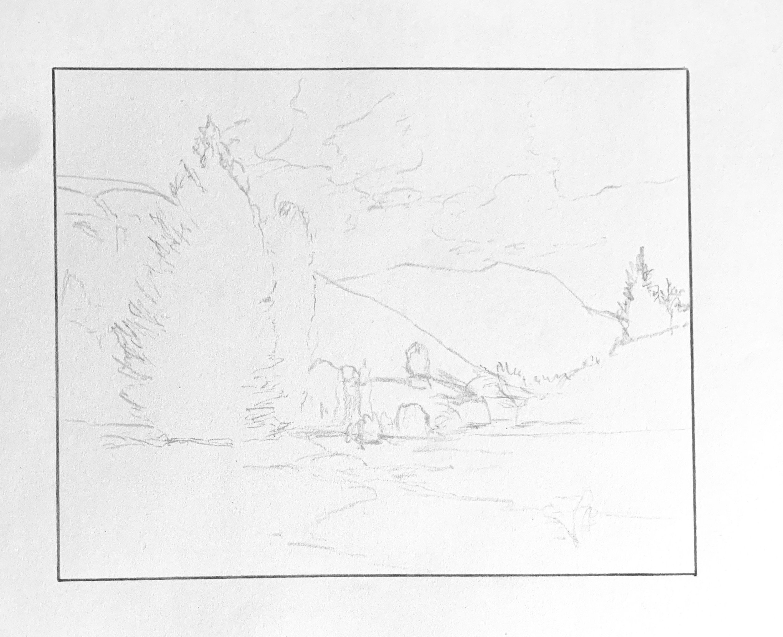 How to Draw Landscapes Tips for Drawing Trees Samuel Earp Artist