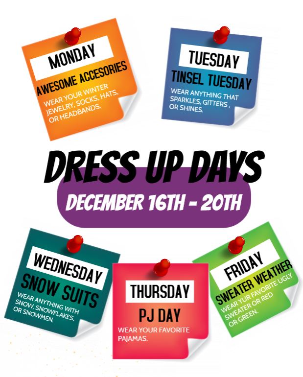 Dress Up Days Samuelson Elementary School