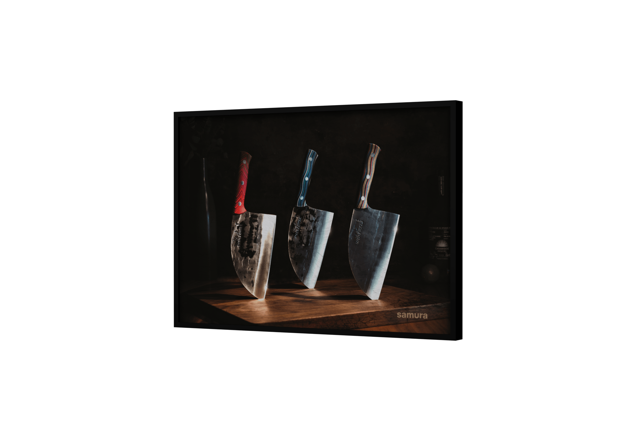 Mad Bull Set painting Samura Knives