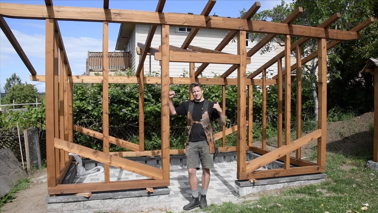 WOODWORKING, Building a Timber Frame Greenhouse The Samurai Carpenter