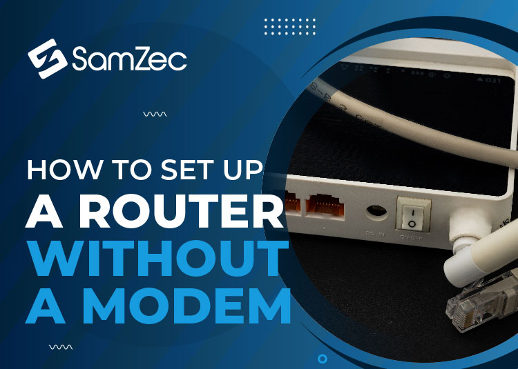 How to Set Up a WiFi Router without a Modem