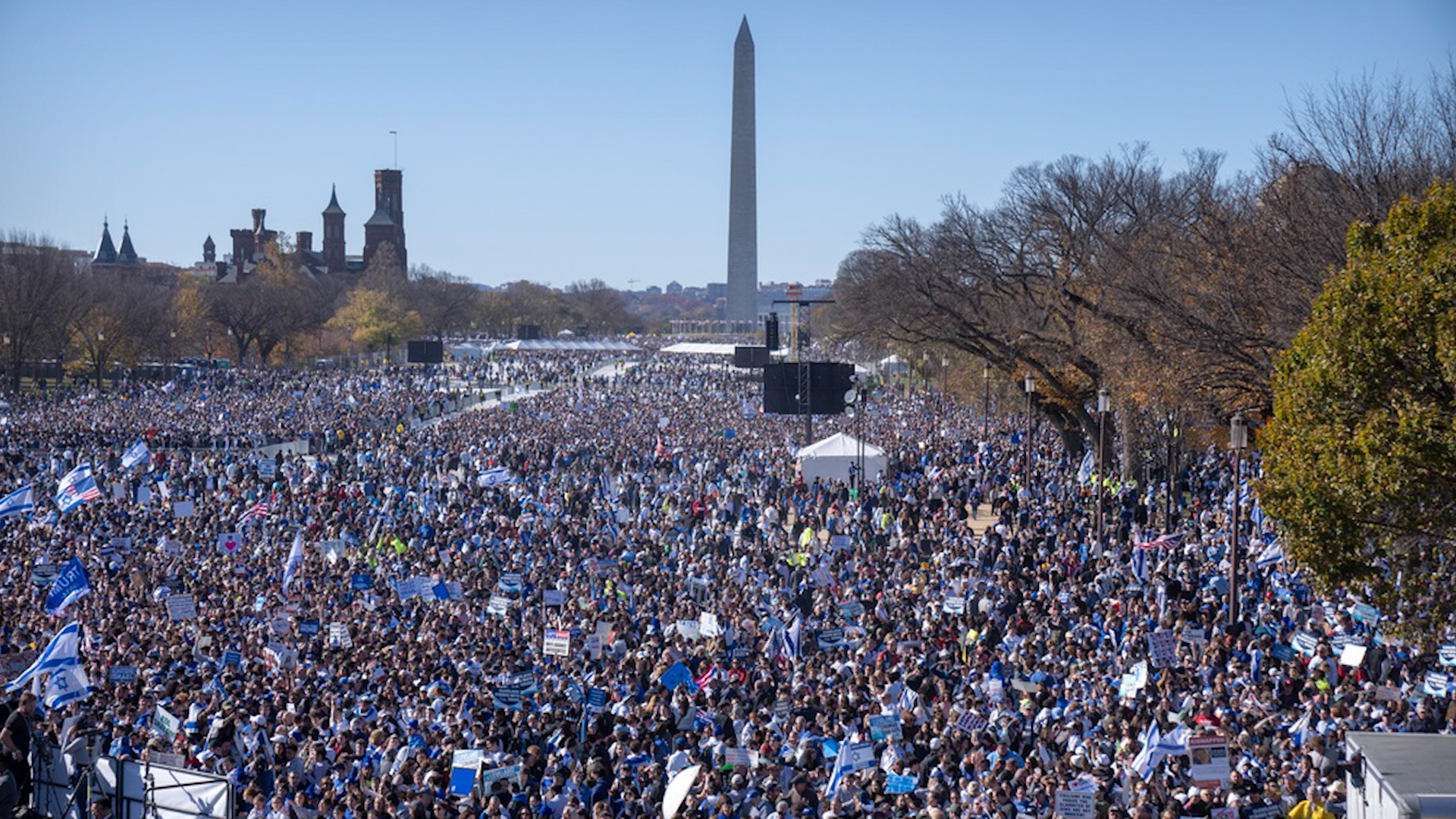 'March for Israel' draws tens of thousands to National Mall