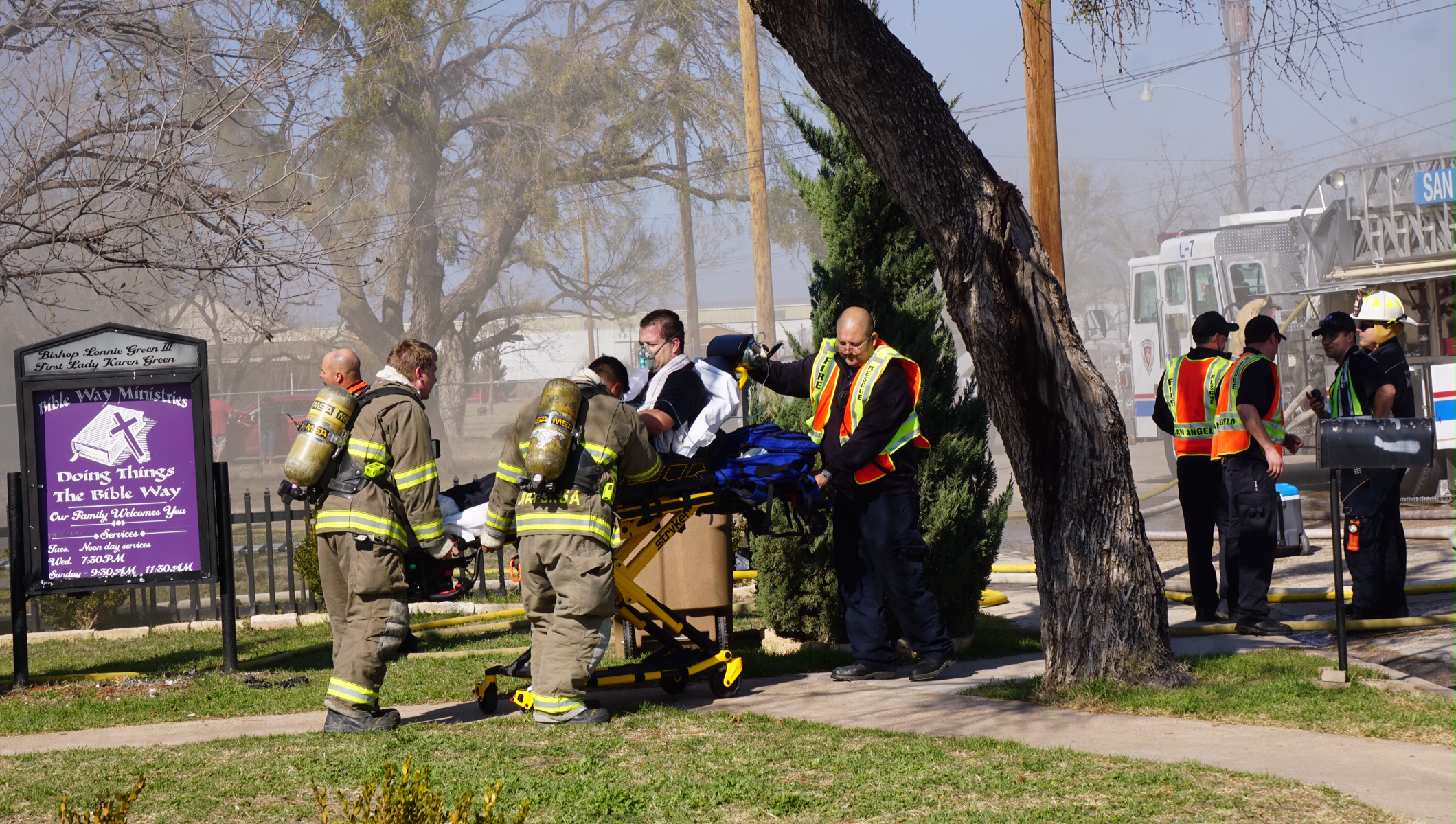 San Angelo Firefighters Save an Area Residence from Complete Destruction