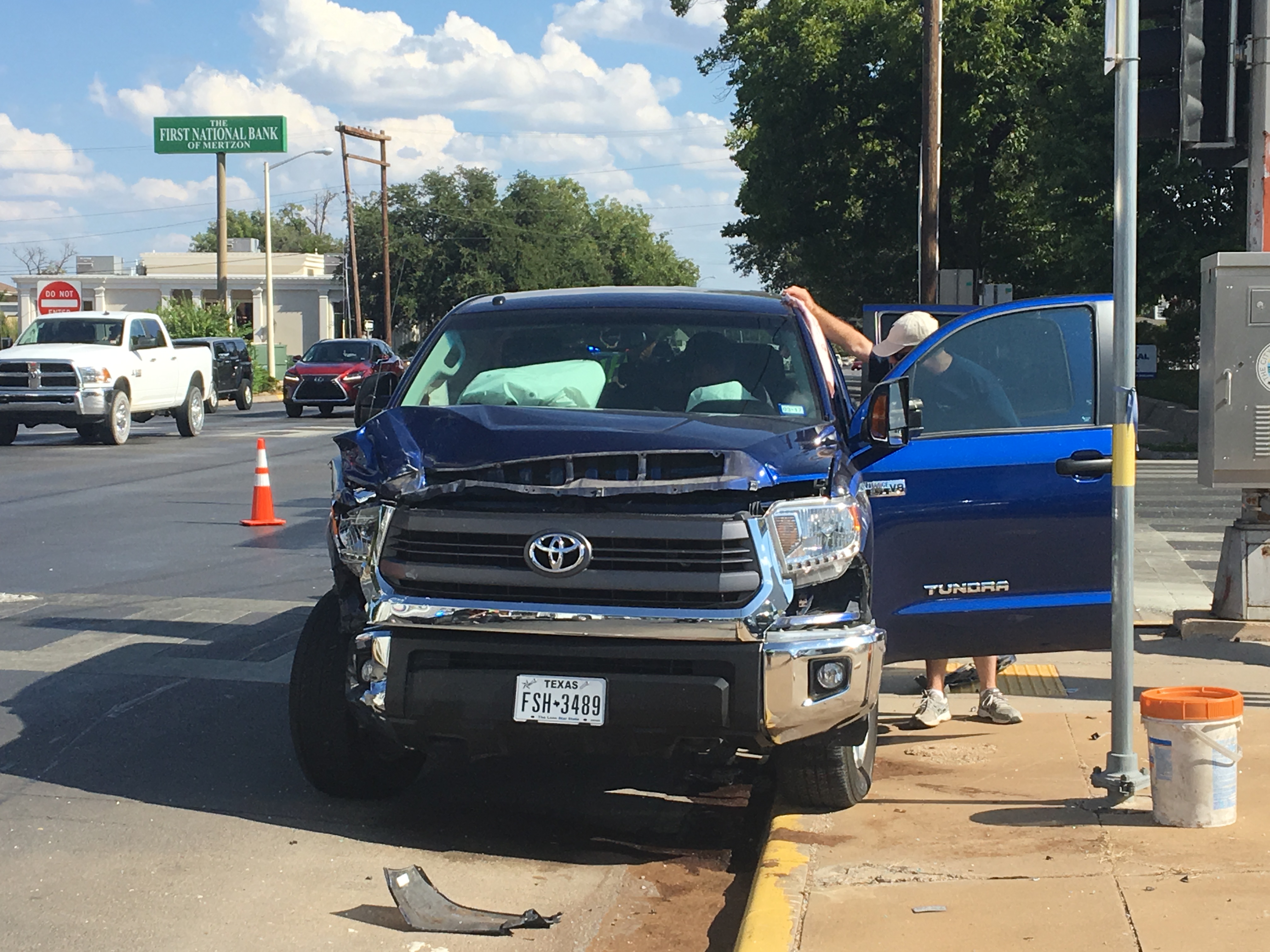 Unsafe Lane Change Causes Collision Between Toyota and GMC