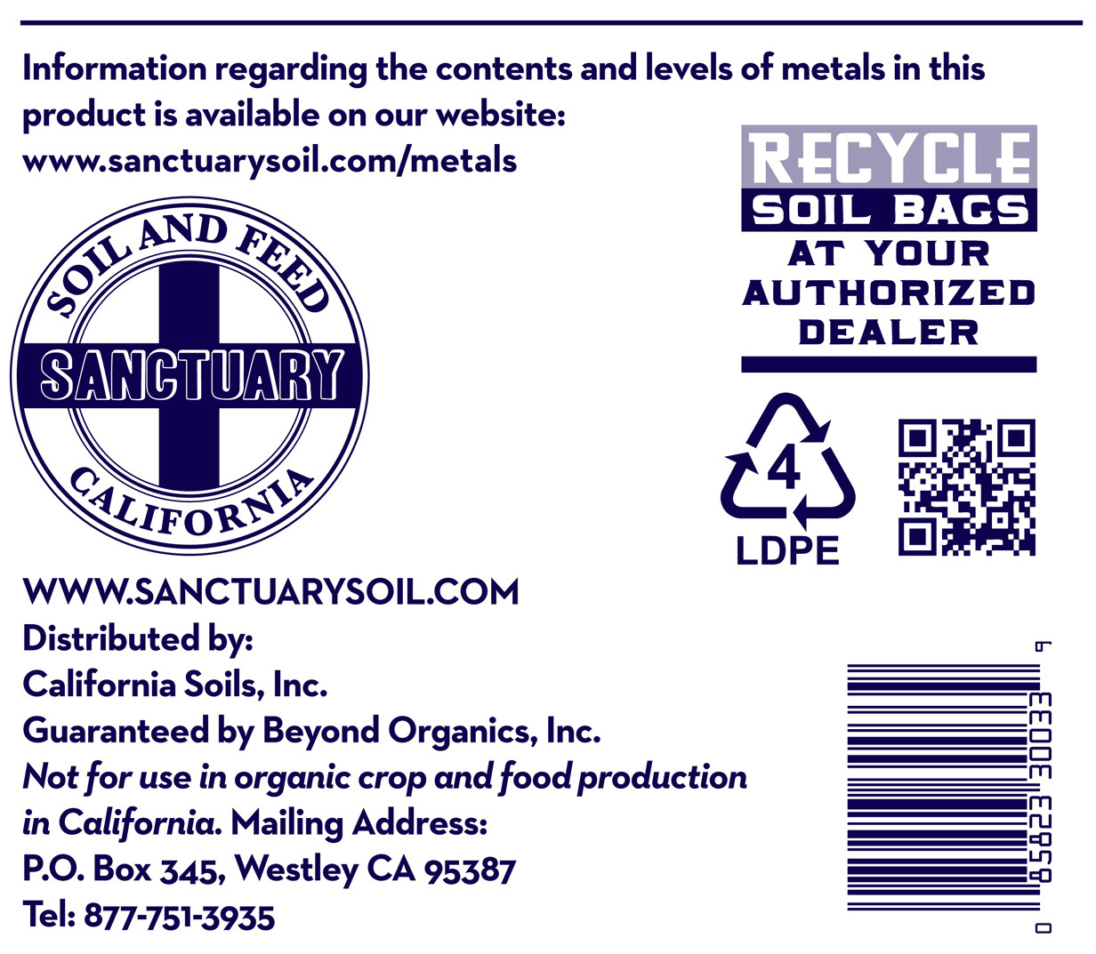 Soil Bag Recycling Initiative Now Active At Sanctuary Soil Authorized
