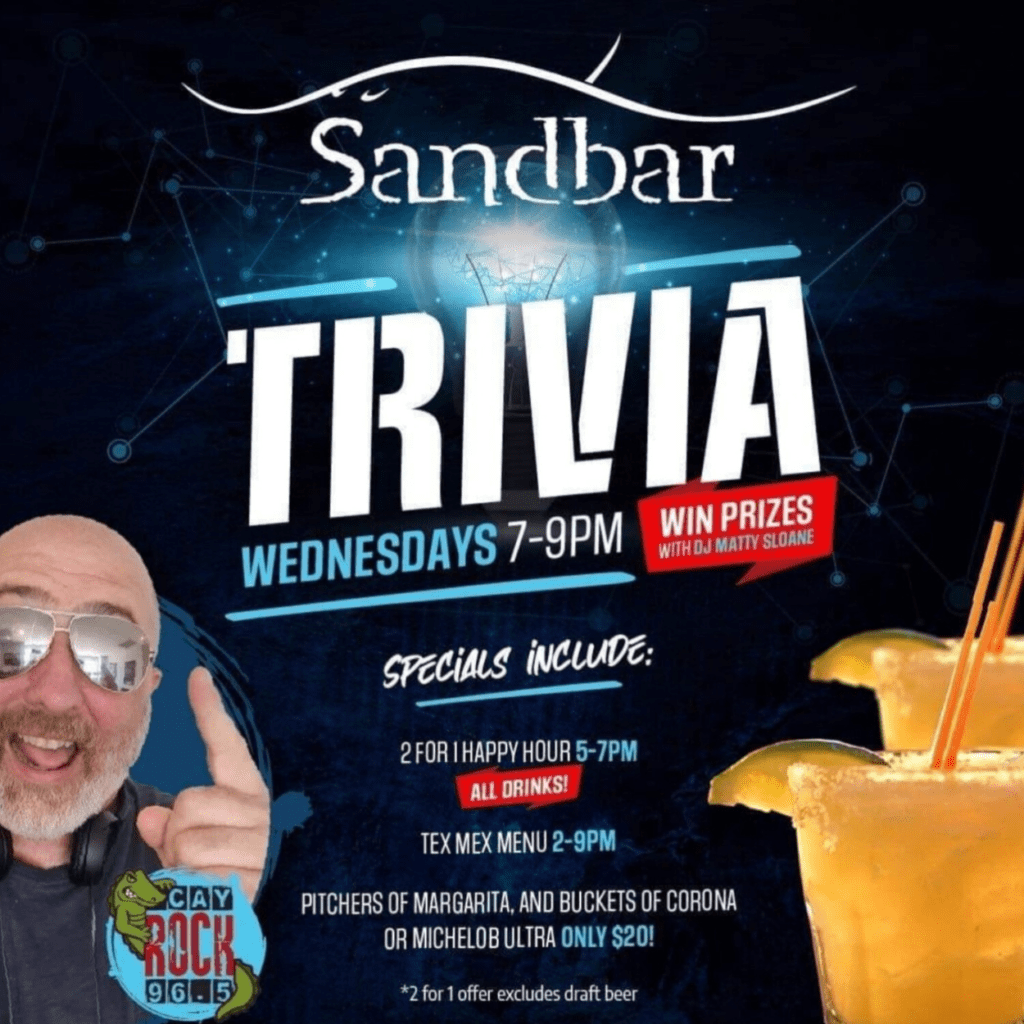 Events Sandbar Daiquiri Bar & Grill