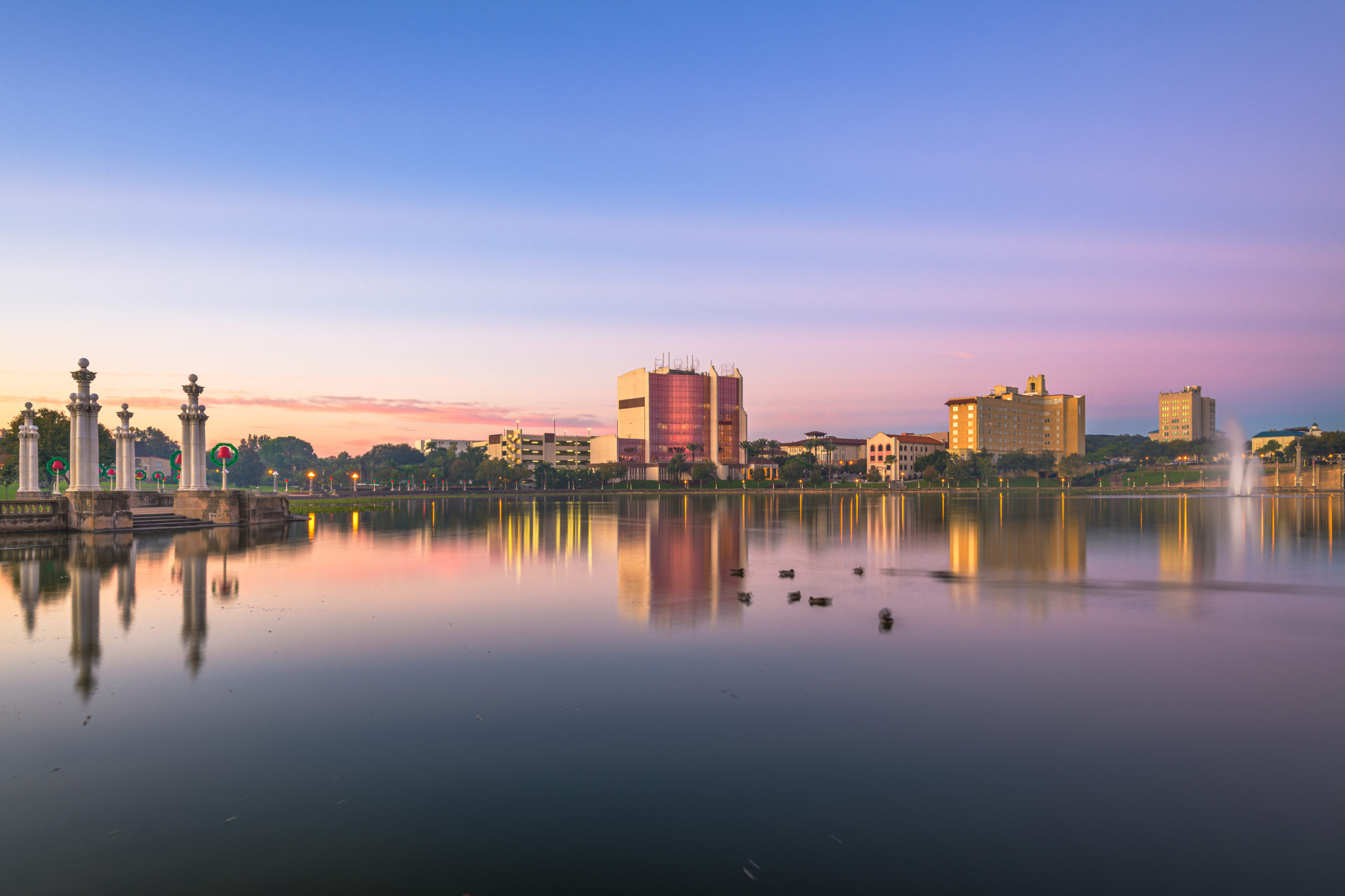Lakeland, Florida, USA Skyline S & D Real Estate