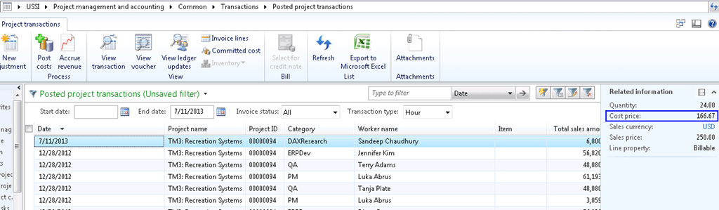 Effective Labor rate in Microsoft Dynamics AX 2012 Microsoft Dynamics