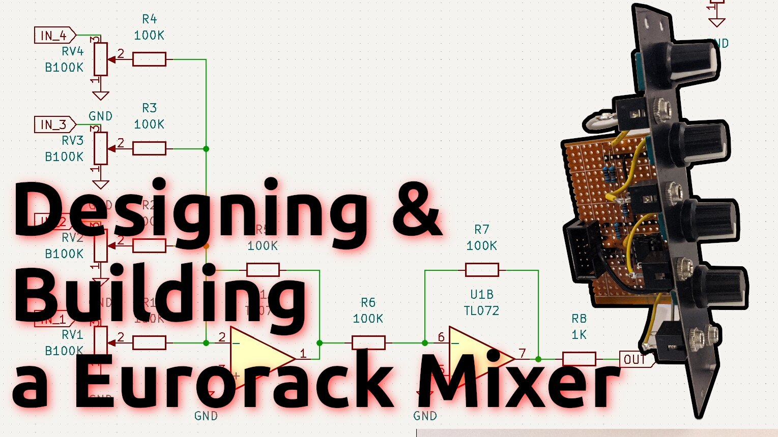 Making a Simple Eurorack Mixer Sandelinos' website