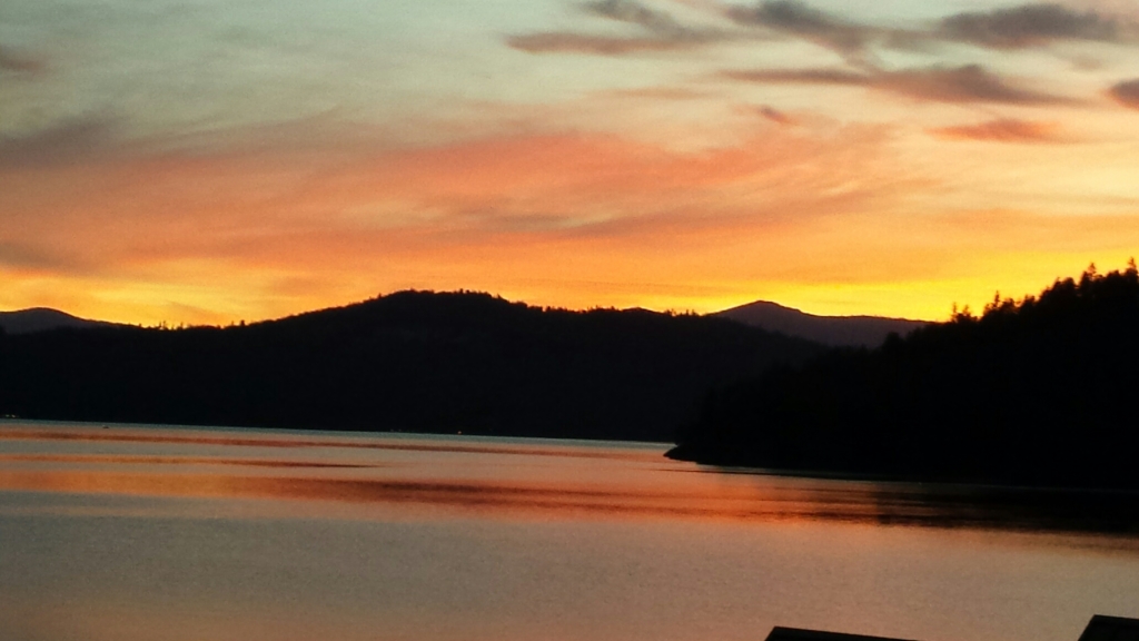 Sanders Beach sunset! » Downtown and Sanders Beach