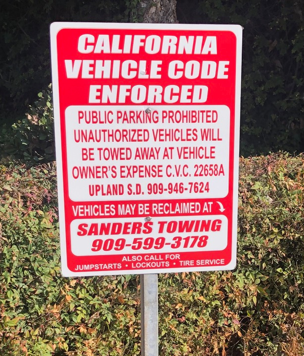 Private Property Impounds Sanders Towing