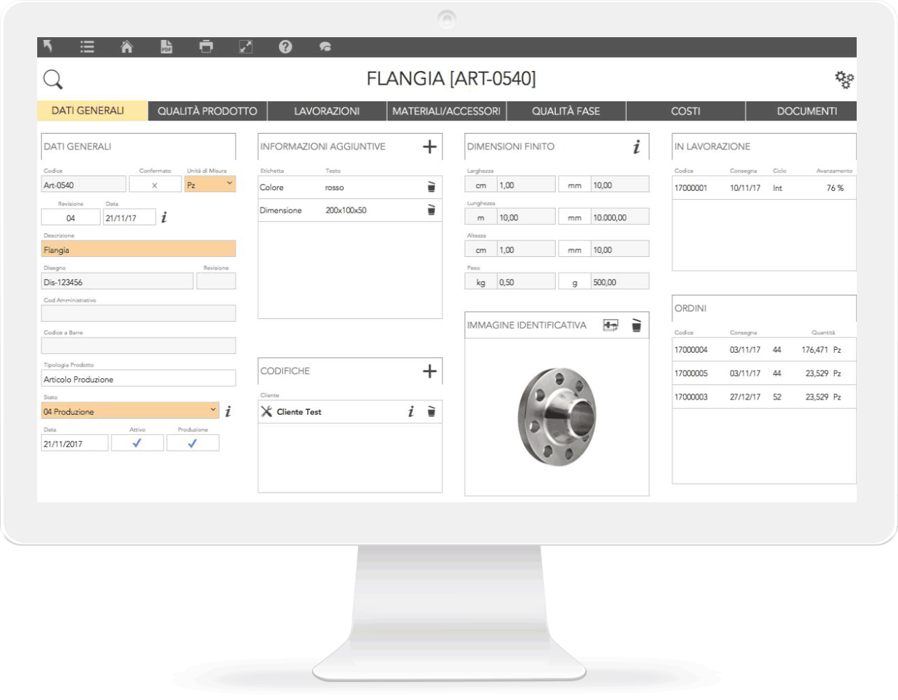 Software Gestionale di Produzione zProduction Sandeza