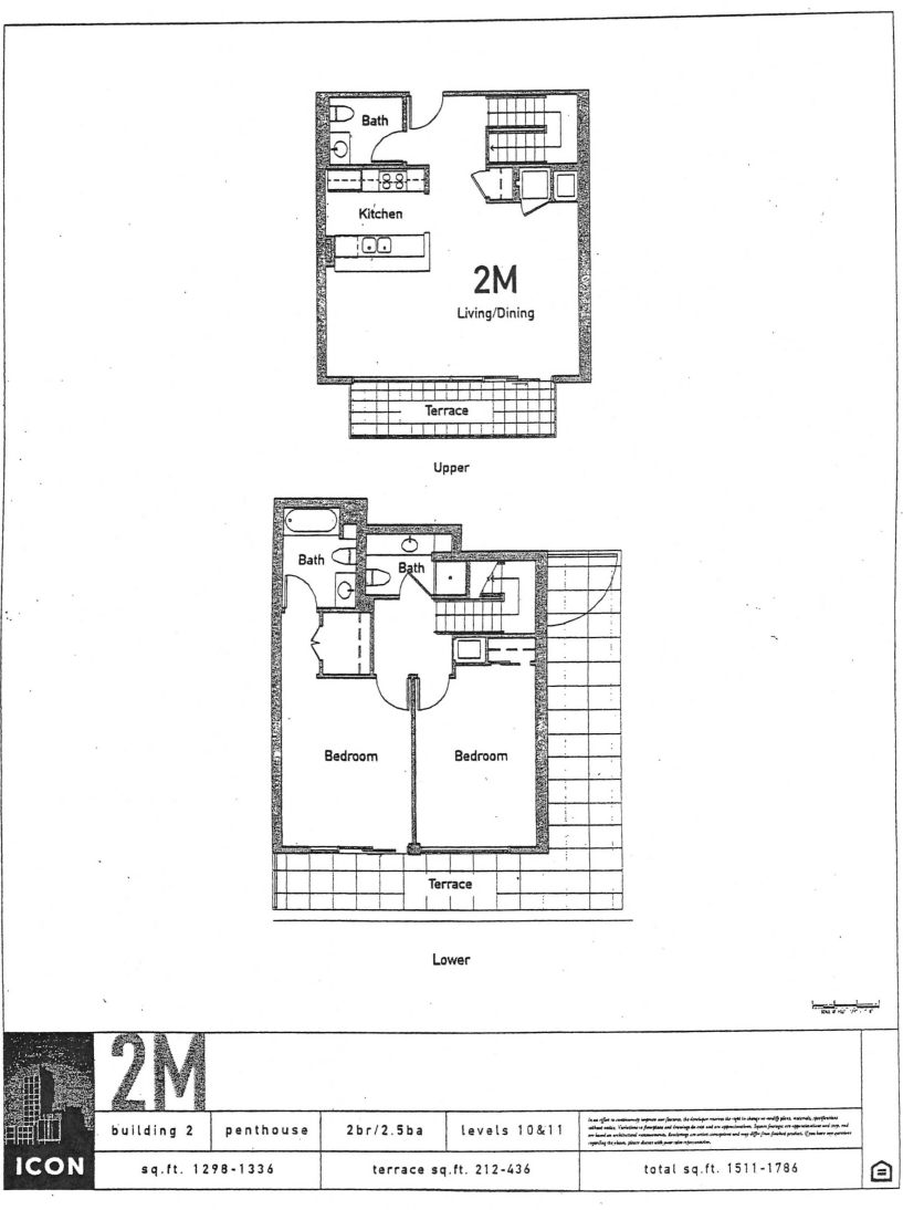 Icon Floorplan 2M San Diego Downtown Communities