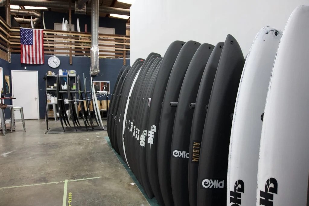 The San Diego Surfer Building Carbon Fiber Surfboards for Pros | San