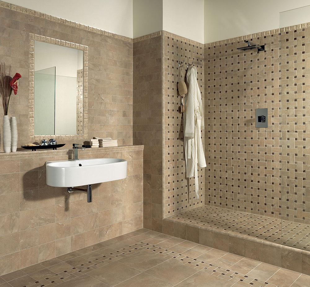 BEIGE TILE WITH A TWIST