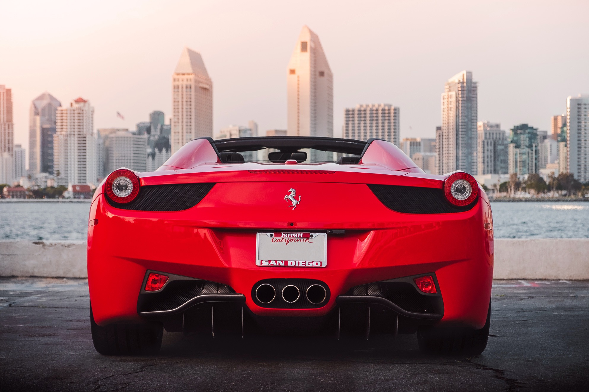 Ferrari F458 Spider Rental San Diego Prestige Exotic Car Rentals
