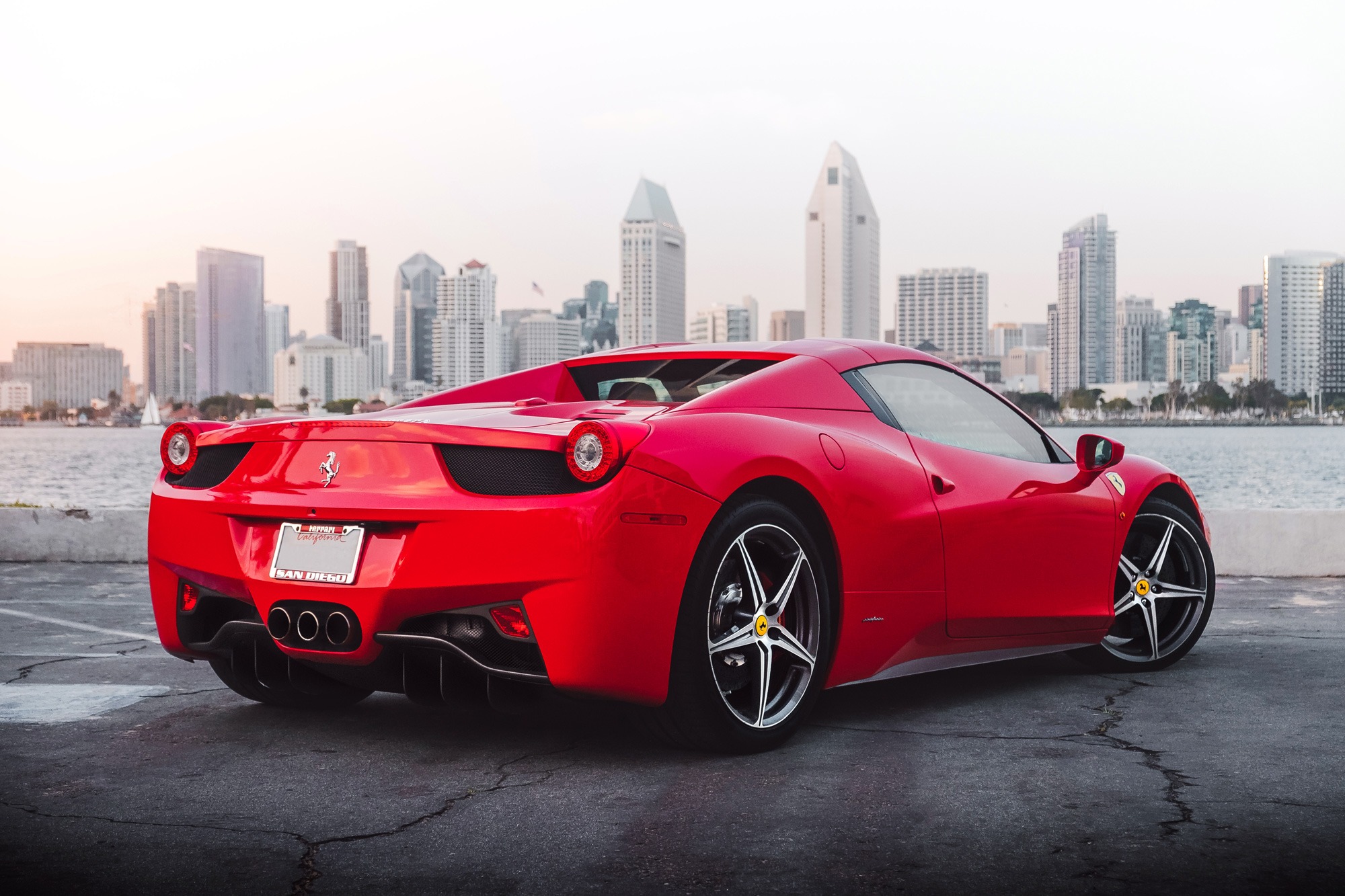 Ferrari F458 Spider Rental San Diego Prestige Exotic Car Rentals